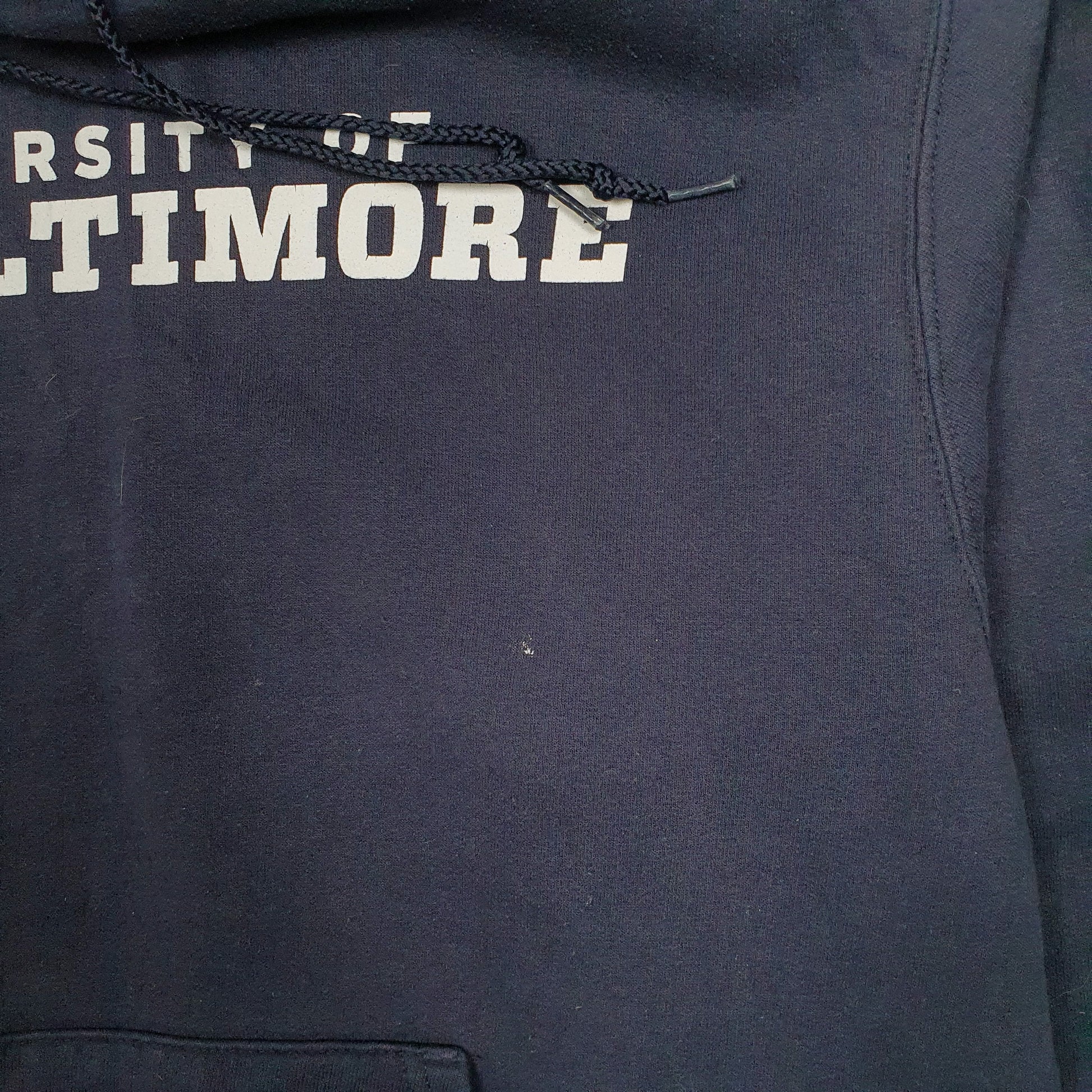 Mens Navy Champion Baltimore University Hoodie Jumper