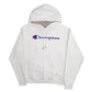 Mens White Champion  Hoodie Jumper