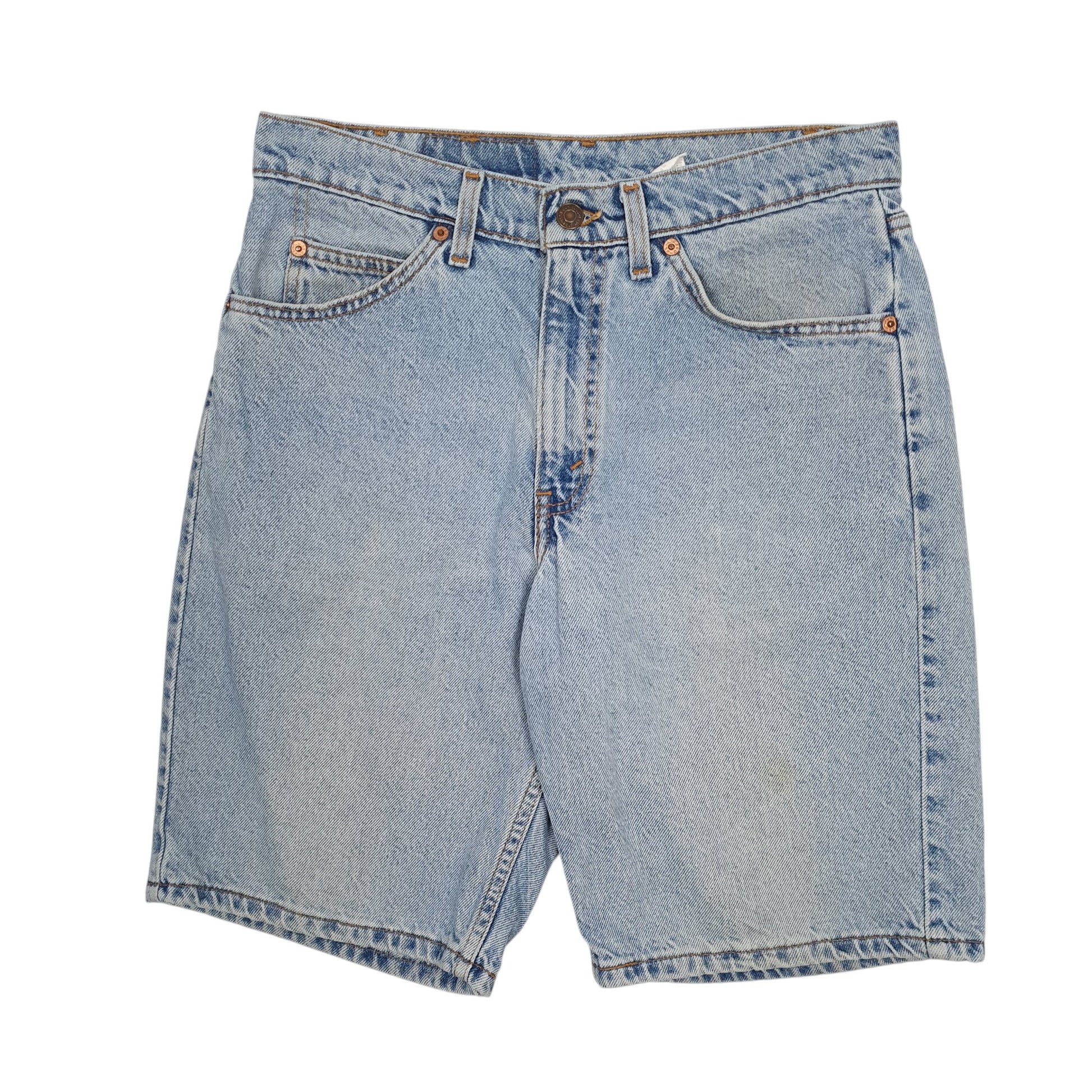 Mens Blue Levis Vintage 90s Orange Tab Denim Shorts