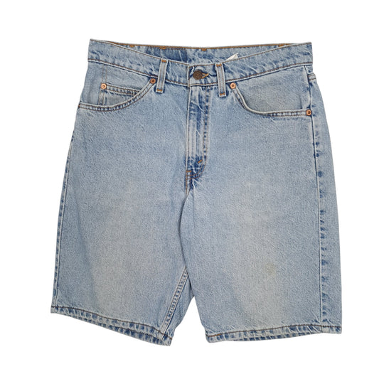Mens Blue Levis Vintage 90s Orange Tab Denim Shorts