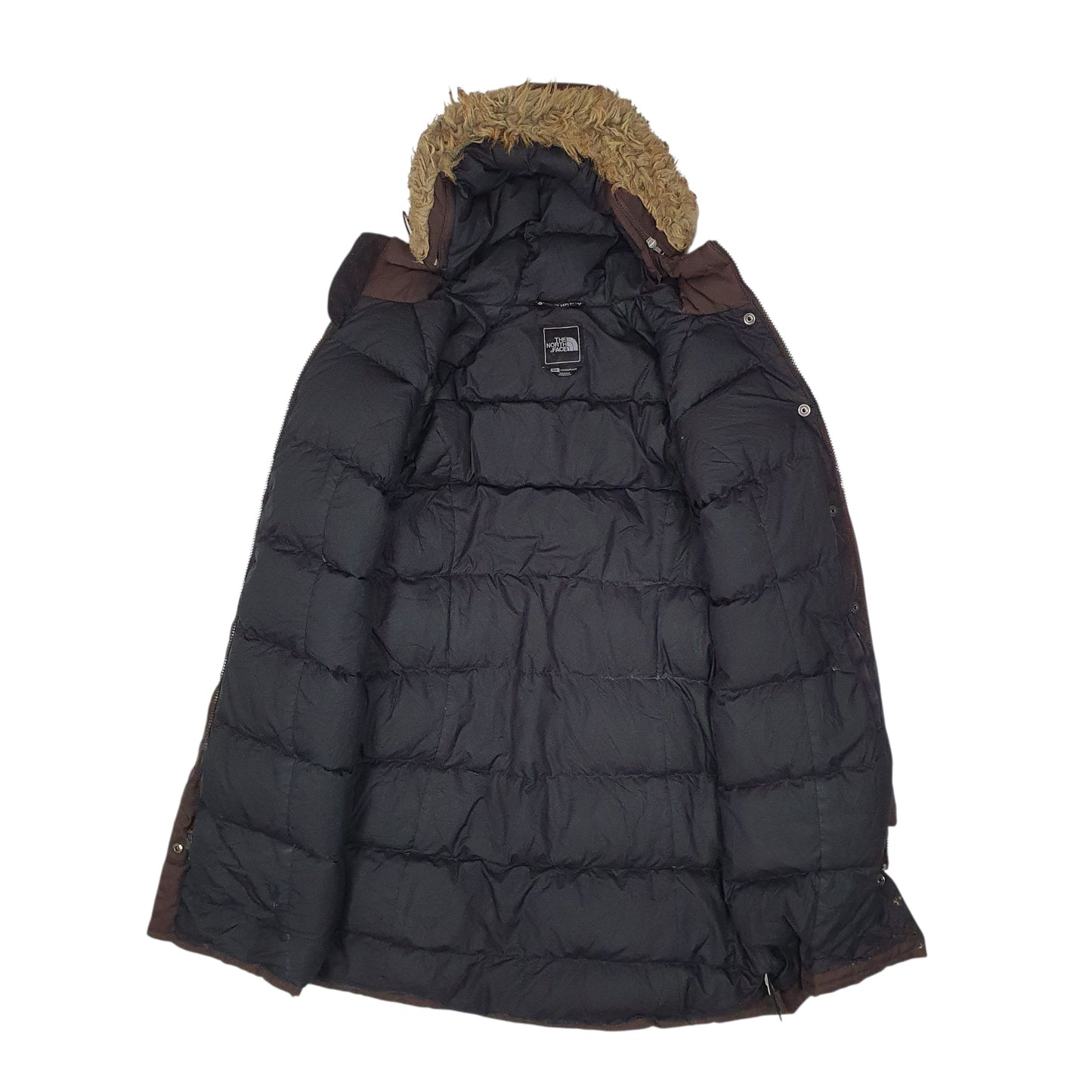 Womens Brown The North Face Puffer  Coat