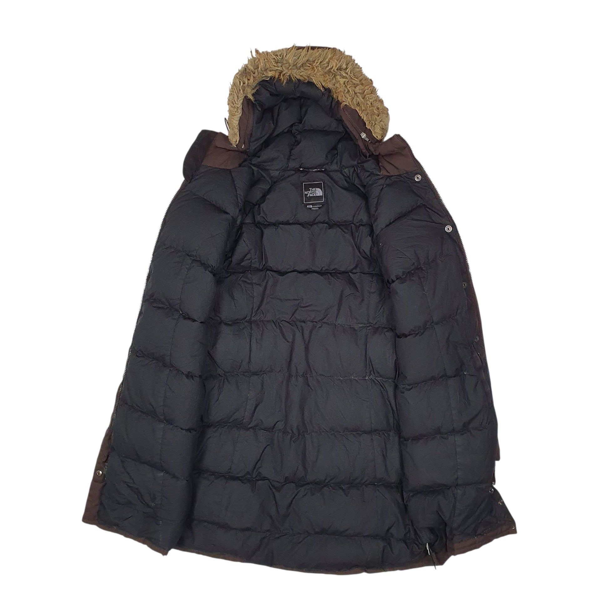 Womens Brown The North Face Puffer  Coat