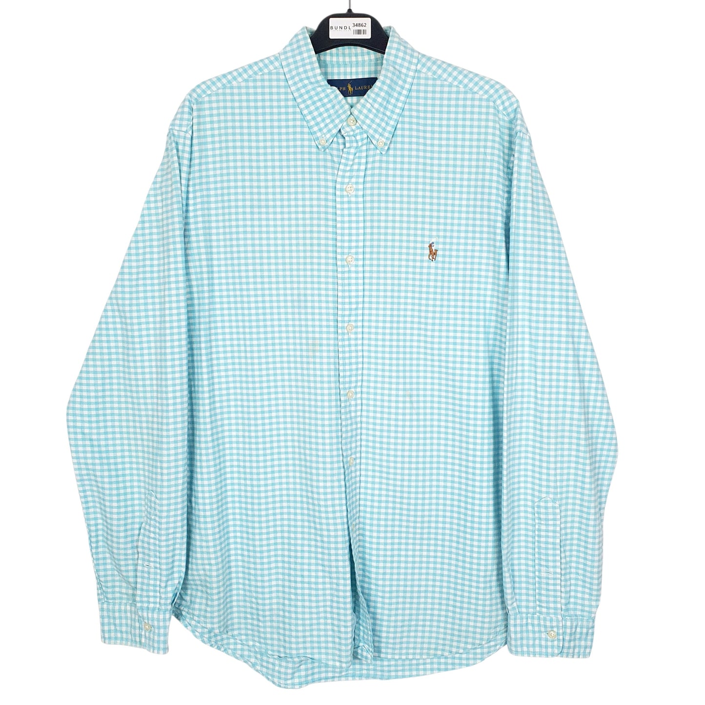 Mens Blue Ralph Lauren  Long Sleeve Shirt