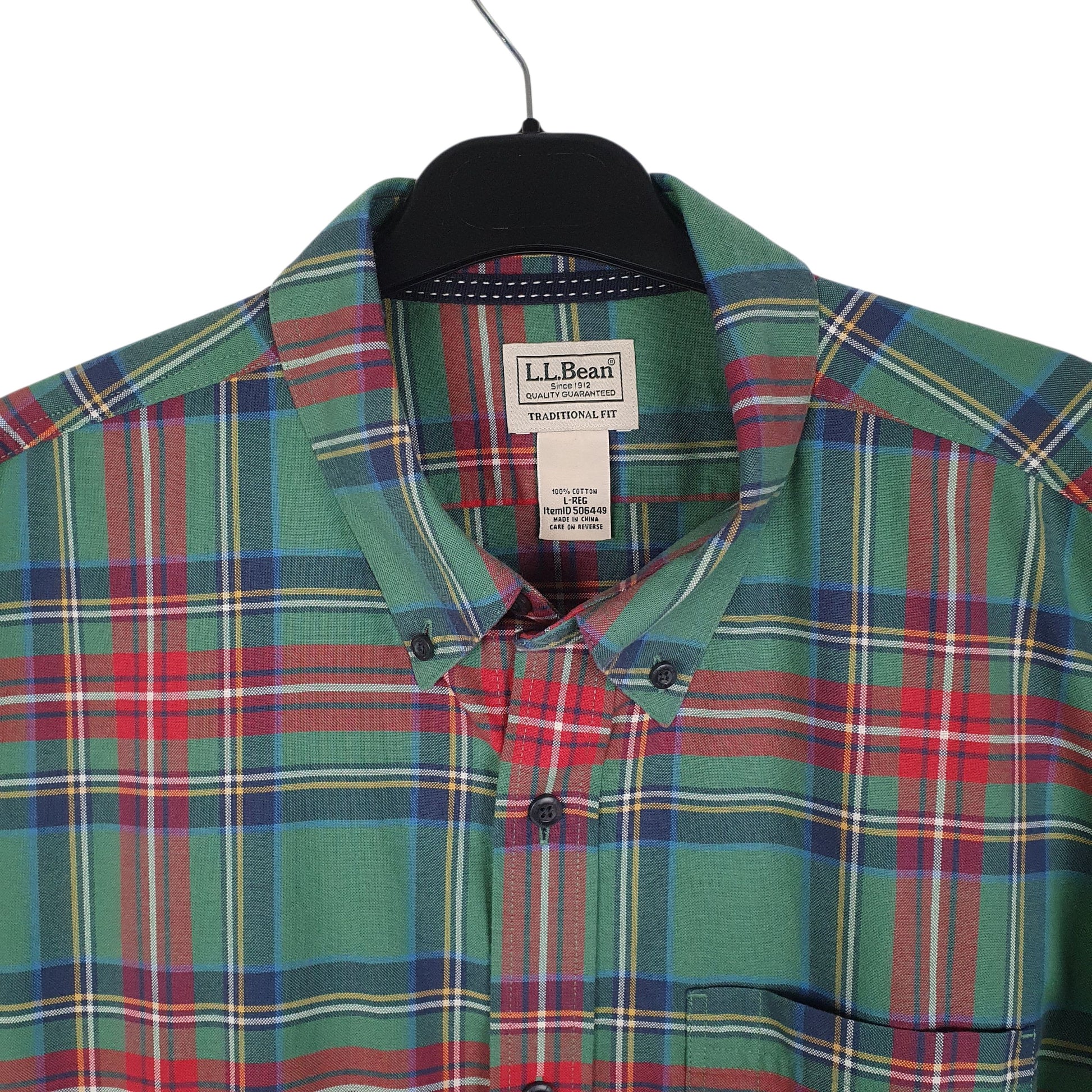 Mens Green L.L.Bean   Shirt