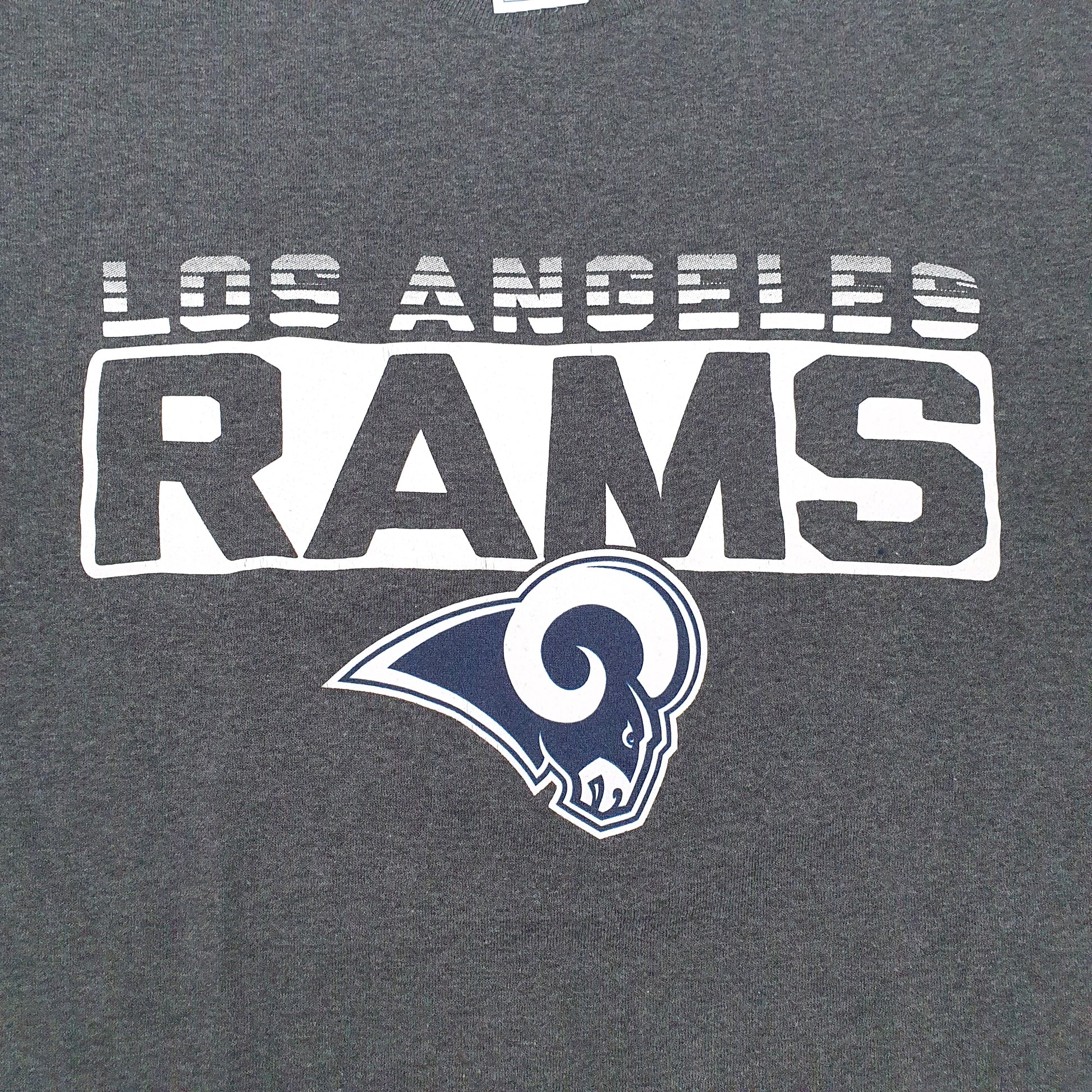 Mens Grey NFL Los Angeles Rams  T Shirt