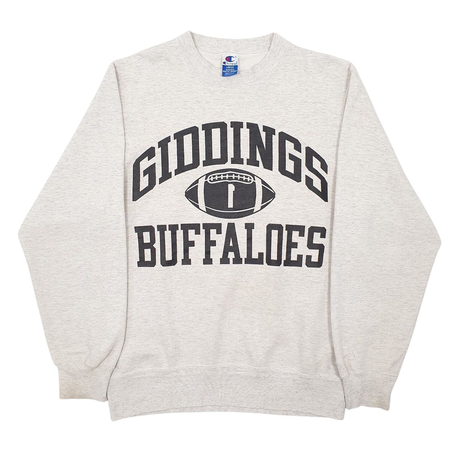 Mens Grey Champion Made In USA Vintage 90s Crewneck Jumper