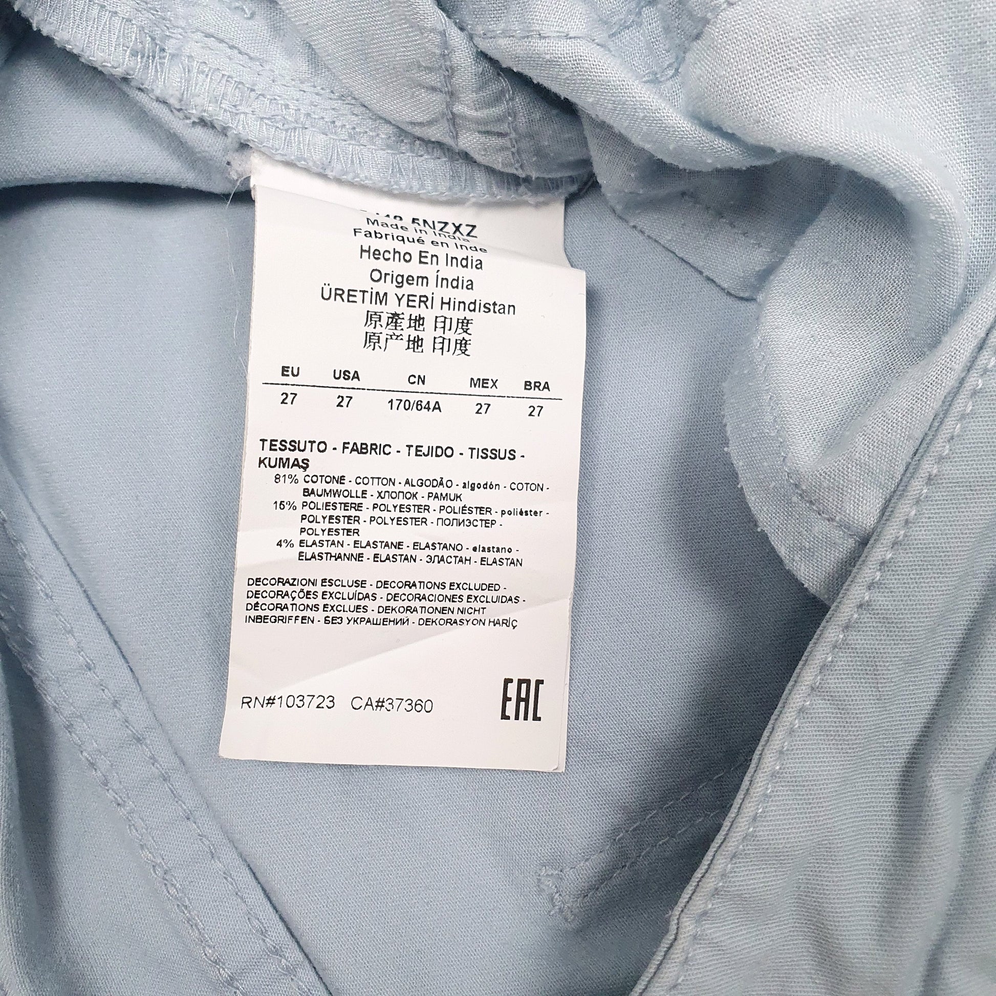 Womens Blue Armani   Trousers