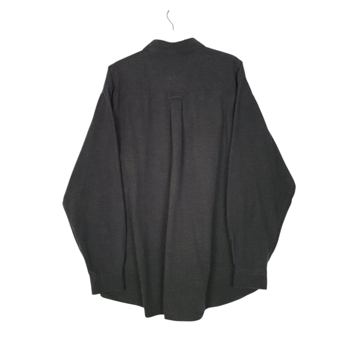 Mens Grey Woolrich Thick Chamois  Shirt