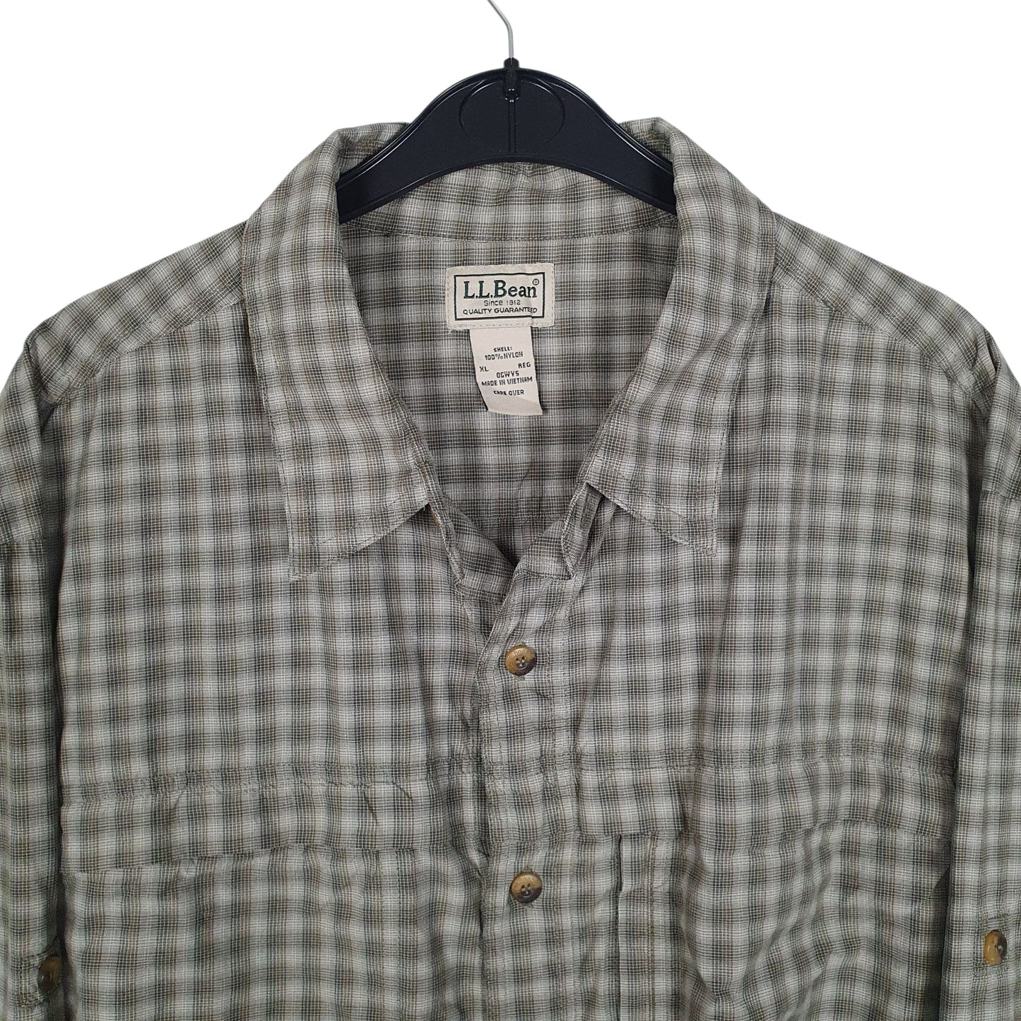 Mens Green L.L.Bean   Shirt