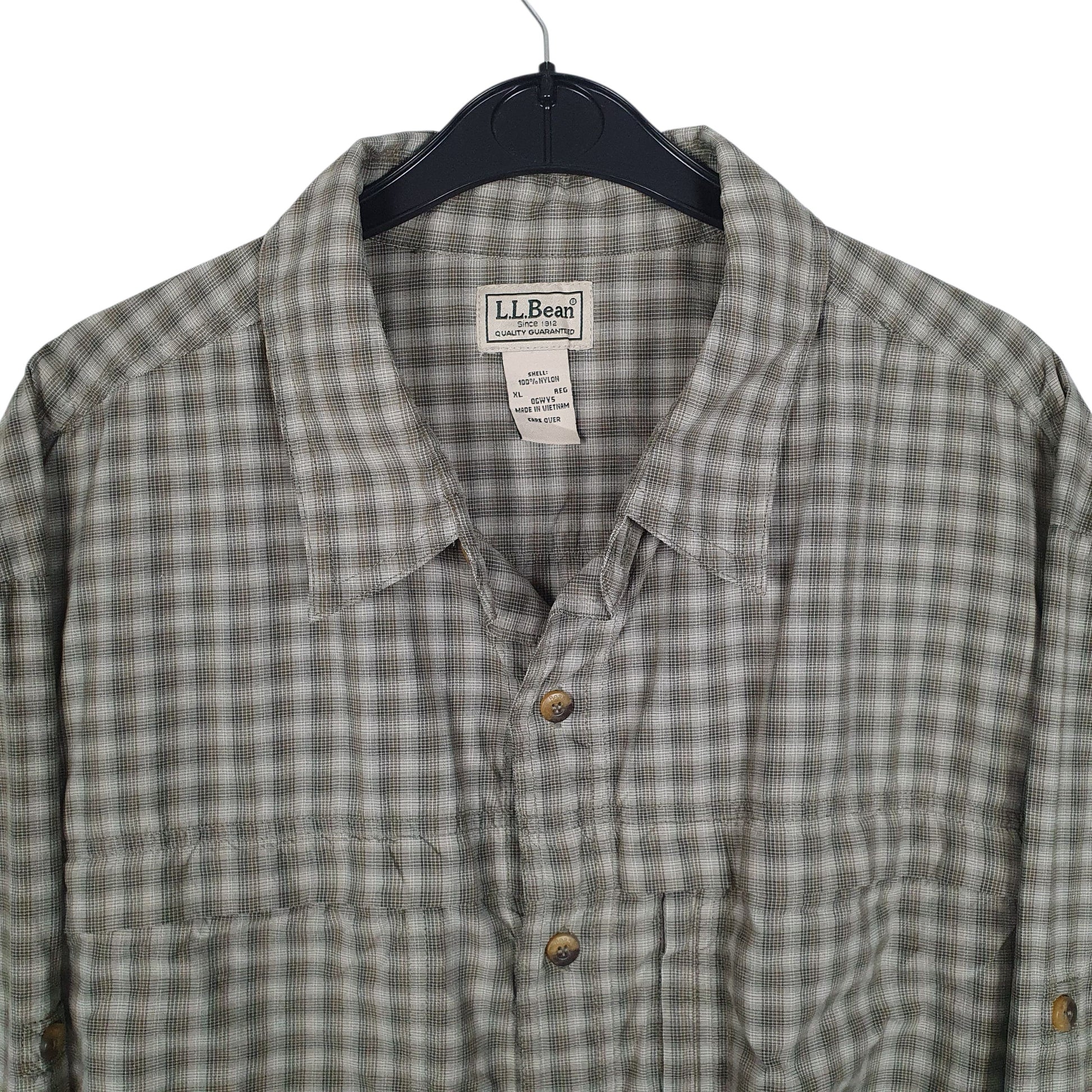 Mens Green L.L.Bean   Shirt