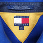 Mens Blue Tommy Hilfiger Vintage Hoodie Polo Shirt