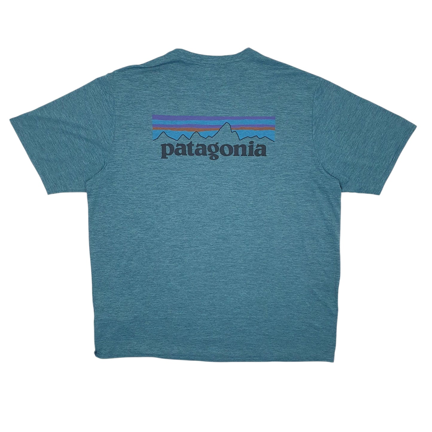 Mens Blue Patagonia Capilene  T Shirt