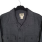 Mens Grey L.L.Bean Thick Chamois  Shirt