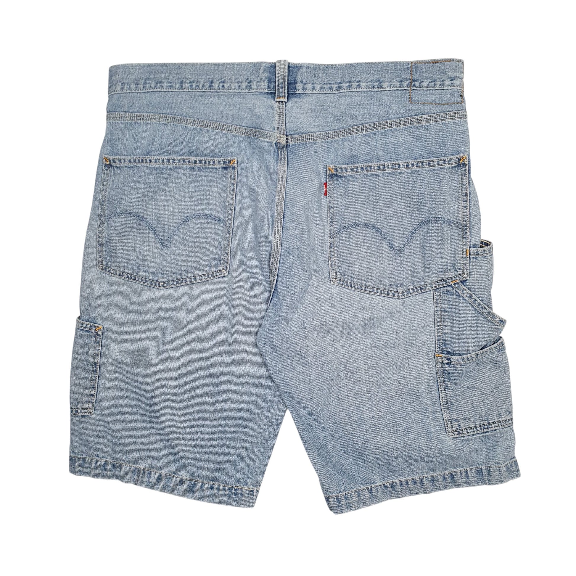 Mens Blue Levis Carpenter Vintage 00s  Shorts