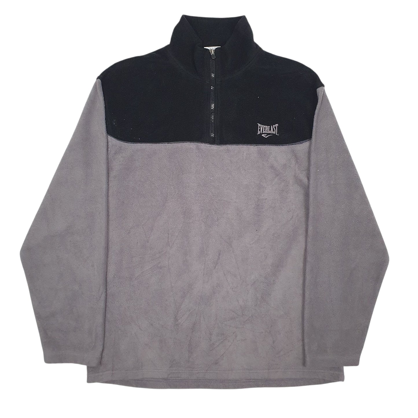 Mens Grey Everlast  Quarter Zip Jumper