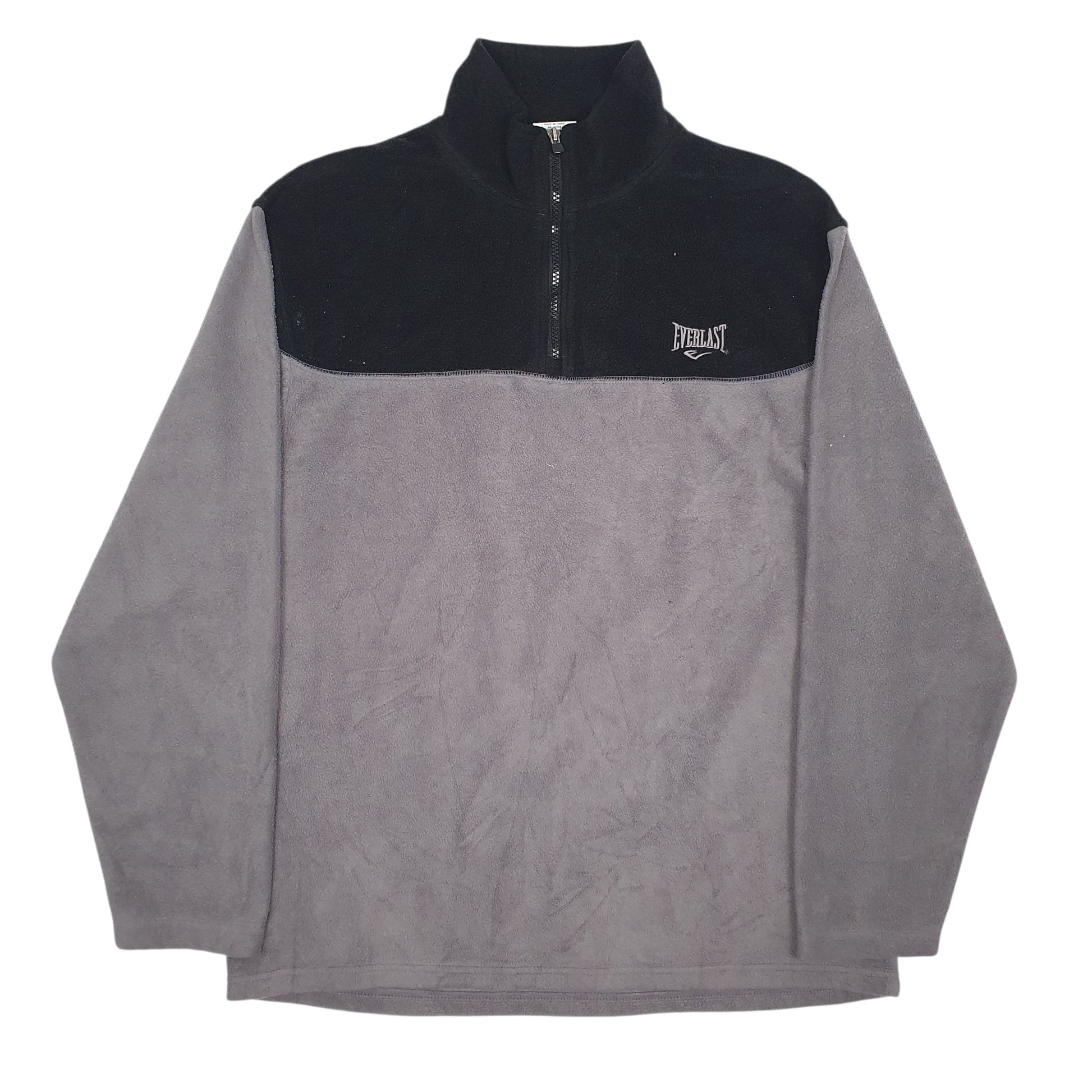 Mens Grey Everlast  Quarter Zip Jumper