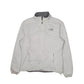Womens White The North Face Fluffy Full Zip Jumper