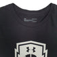 Mens Black Underarmour Heatgear Basketball Crewneck T Shirt