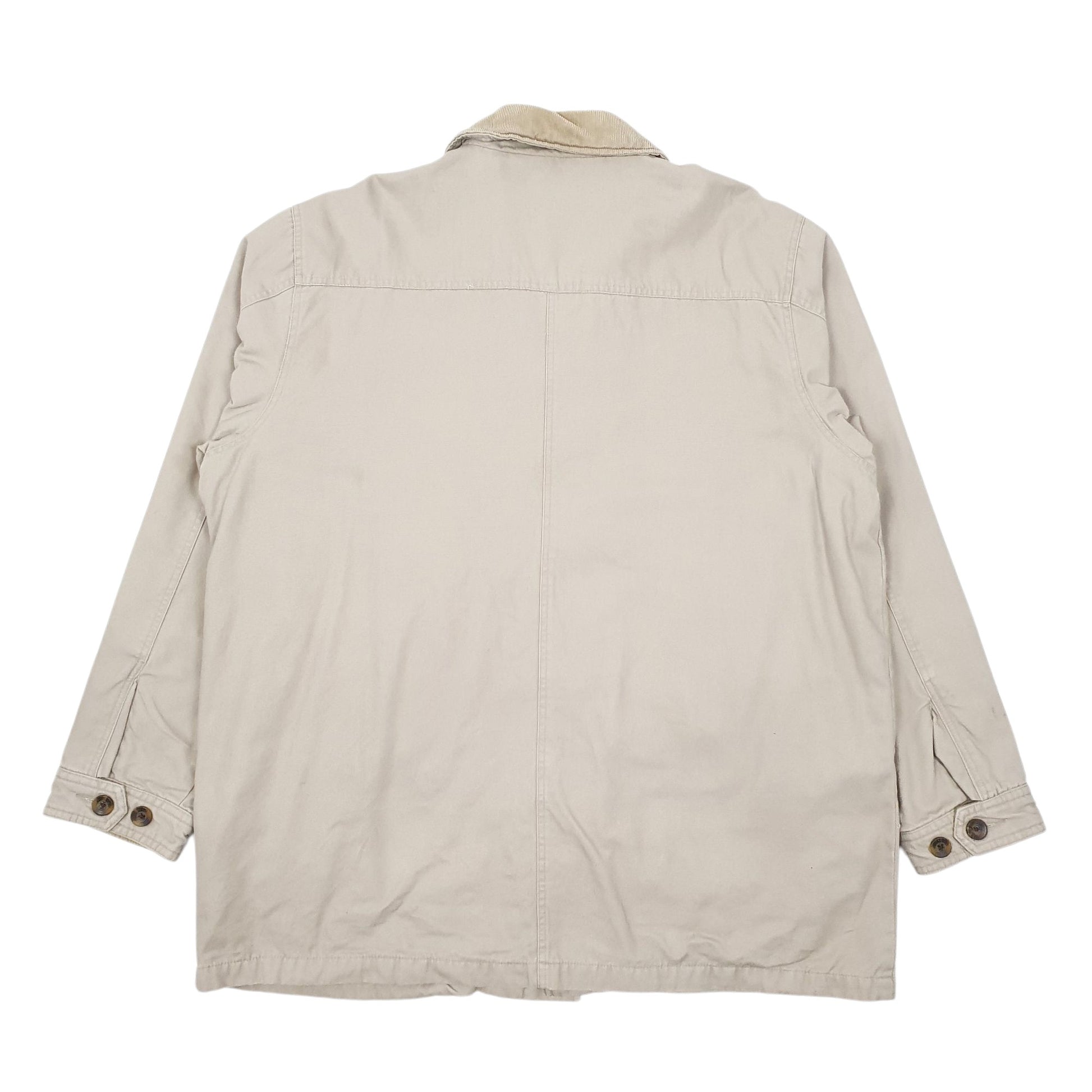 Mens Beige Faded Glory Hunting Field Jacket  Coat