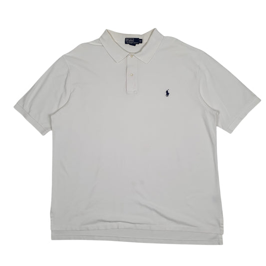 Mens White Polo Ralph Lauren  Short Sleeve Polo Shirt