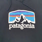 Mens Black Patagonia  Hoodie Jumper