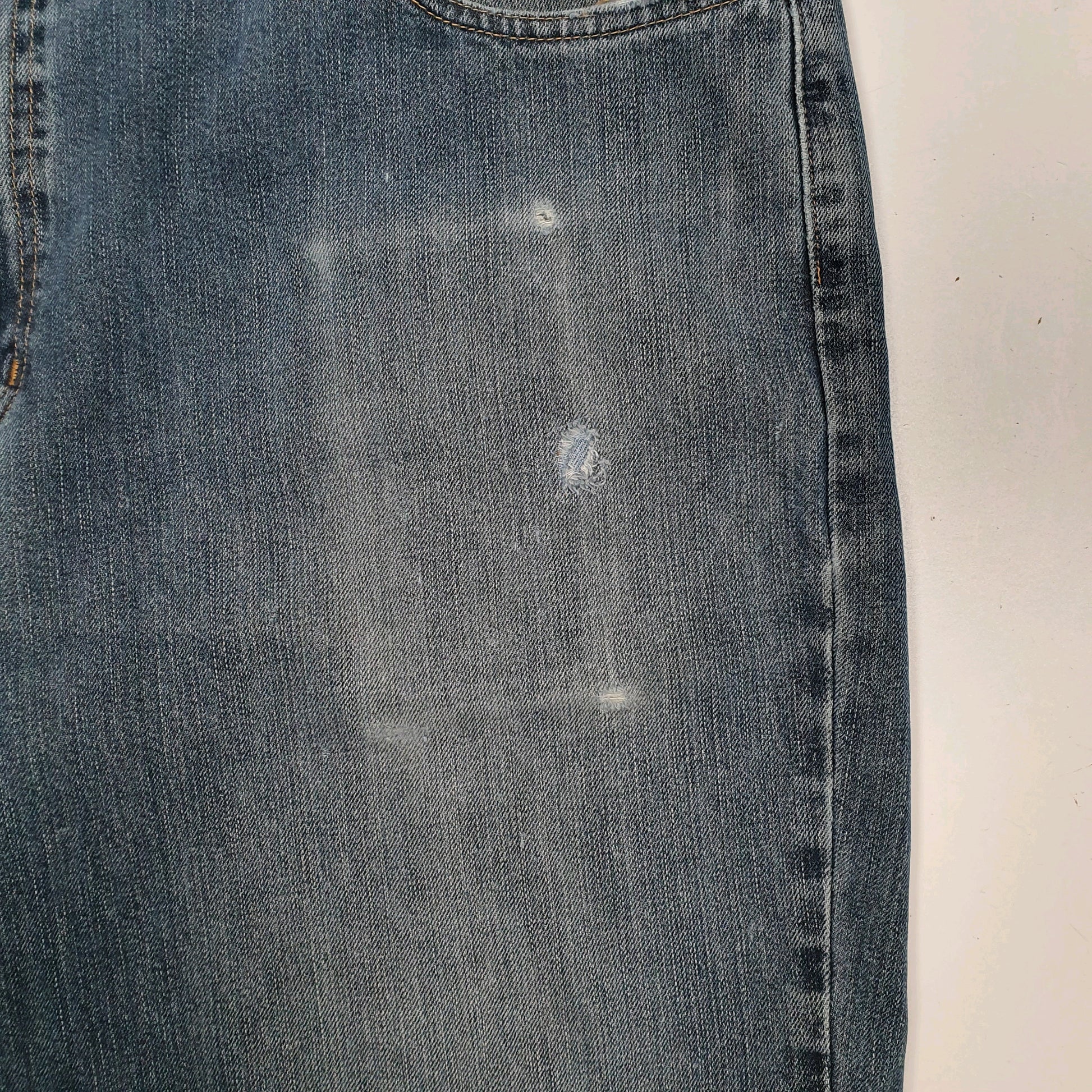 Mens Blue Carhartt   Shorts