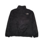 Womens Black The North Face Fluffy Full Zip Jumper