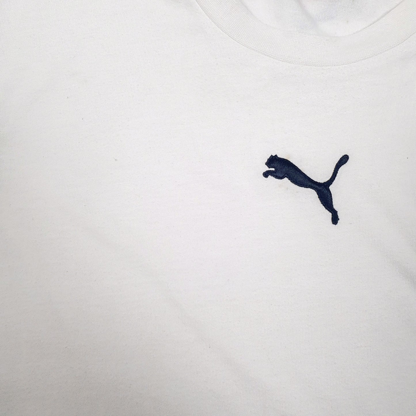 Mens White Puma Vest Israel Tennis  T Shirt