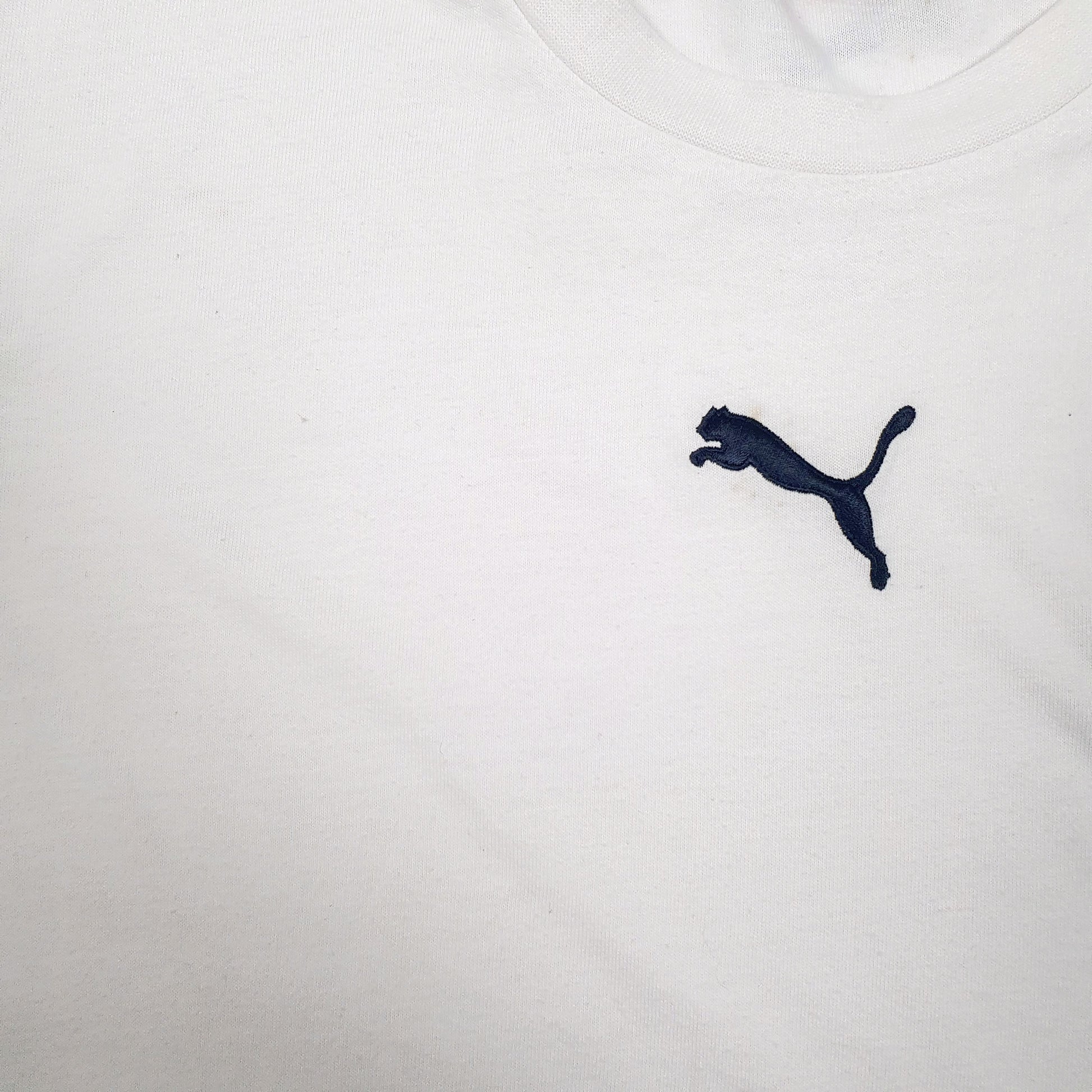 Mens White Puma Vest Israel Tennis  T Shirt