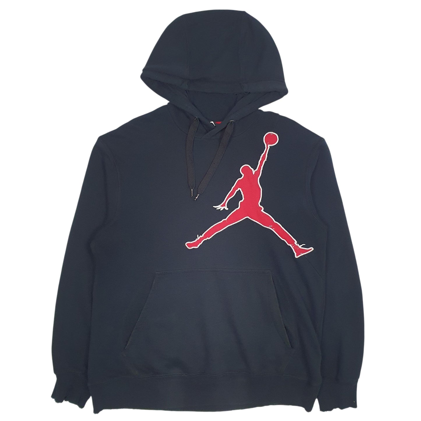 Mens Black Nike Air Jordans Hoodie Jumper