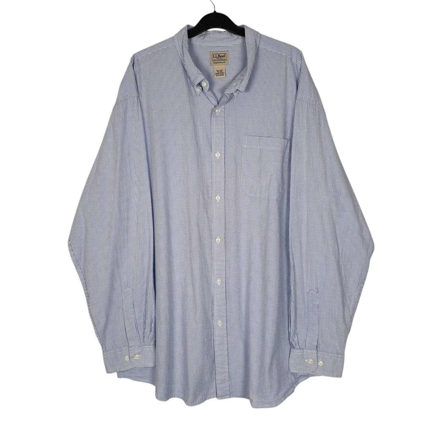 Mens Blue L.L.Bean  Long Sleeve Shirt