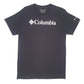 Mens Black Columbia Sportswear Company Spellout Short Sleeve T Shirt