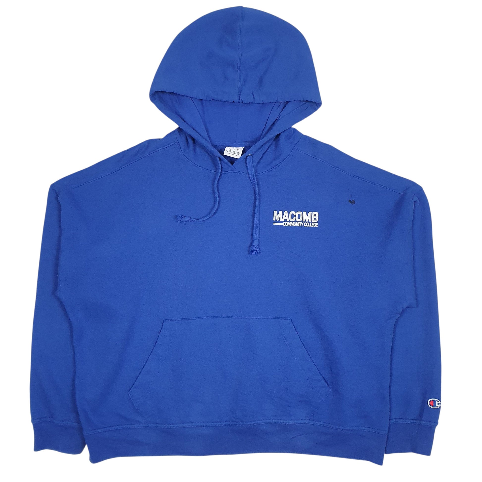 Mens Blue Champion  Hoodie Jumper