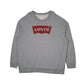 Mens Grey Levis  Crewneck Jumper