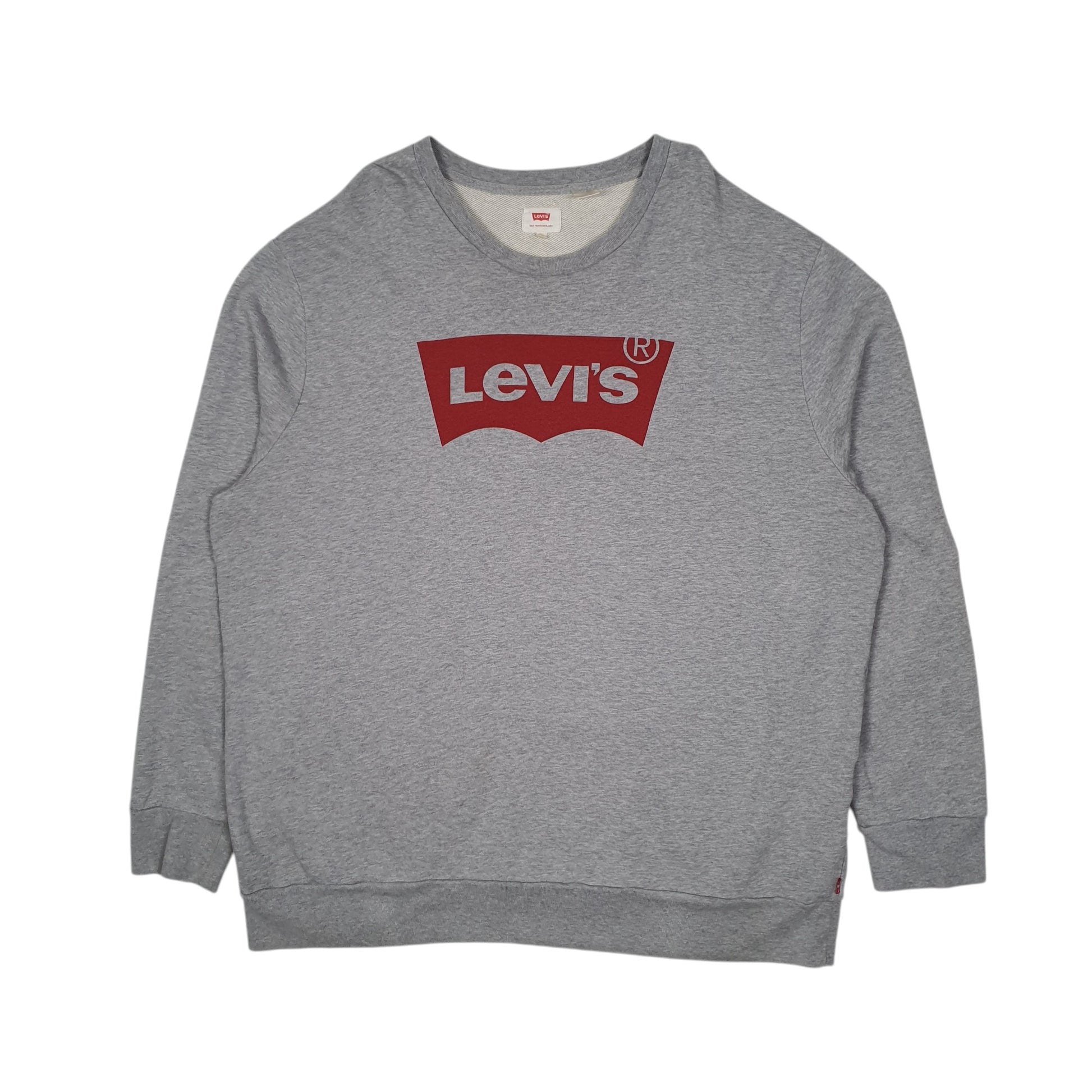 Mens Grey Levis  Crewneck Jumper