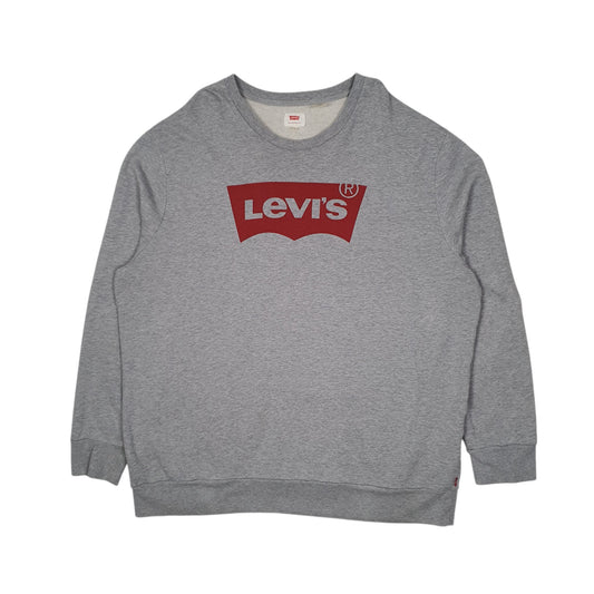 Mens Grey Levis  Crewneck Jumper