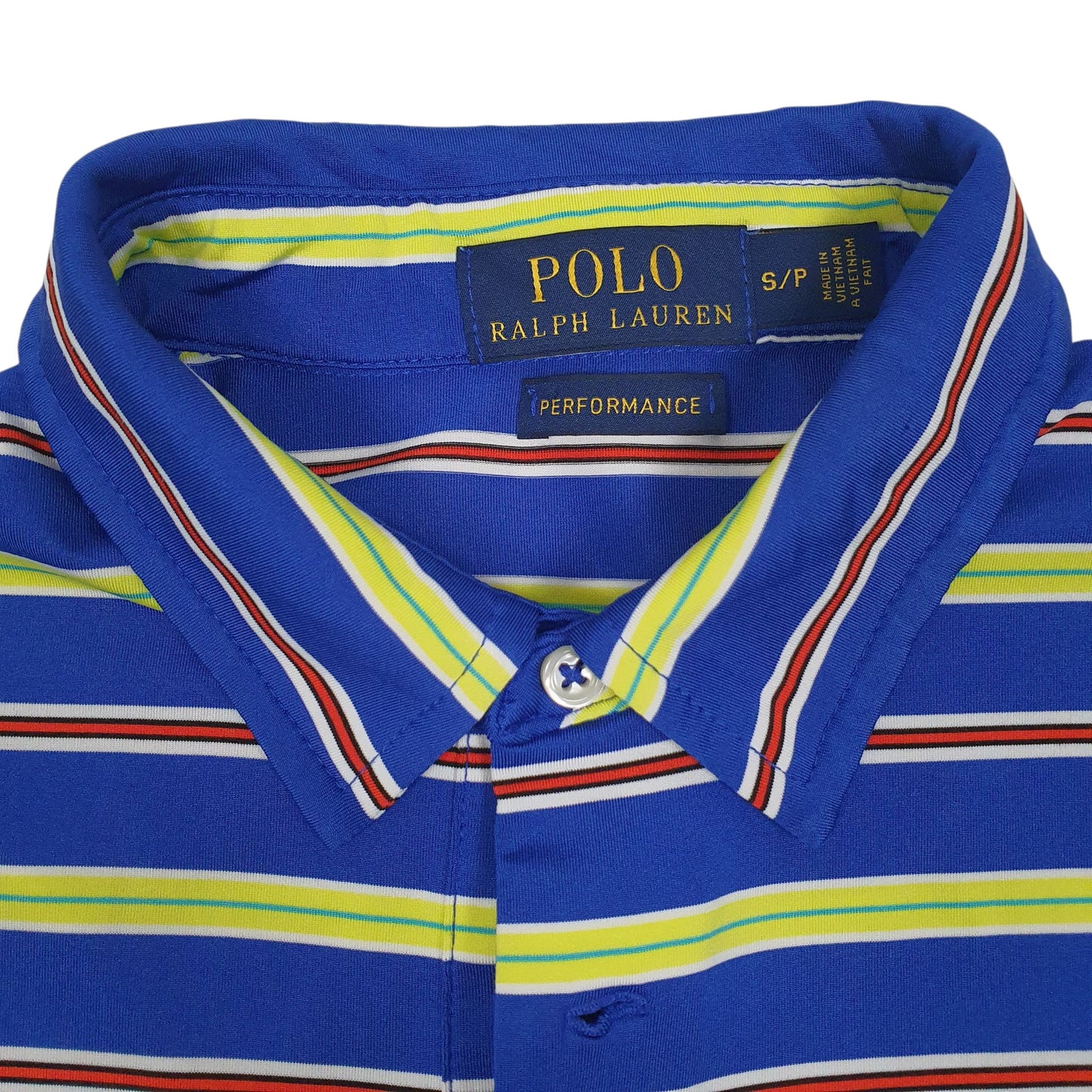 Mens Blue Polo Ralph Lauren Performance  Polo Shirt