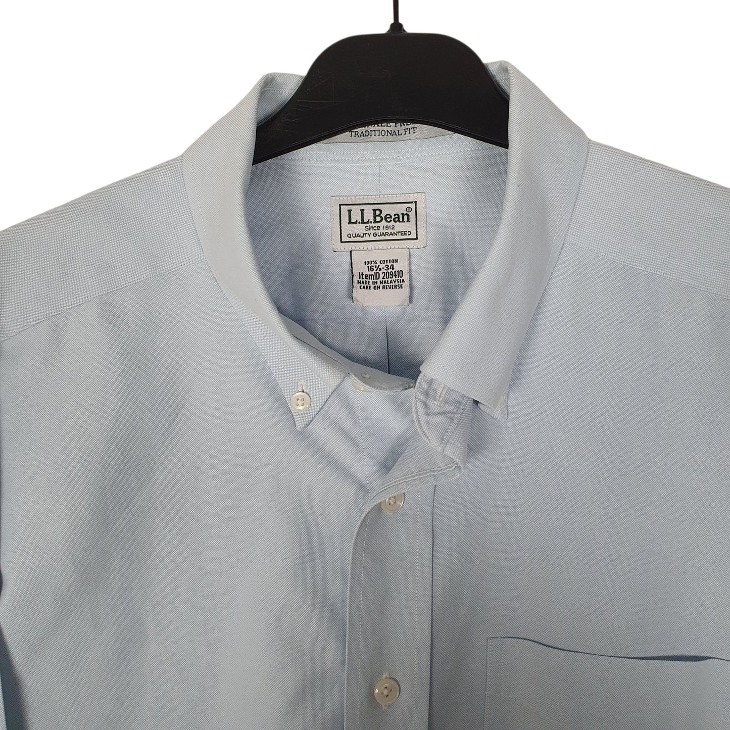 Mens Blue L.L.Bean   Shirt