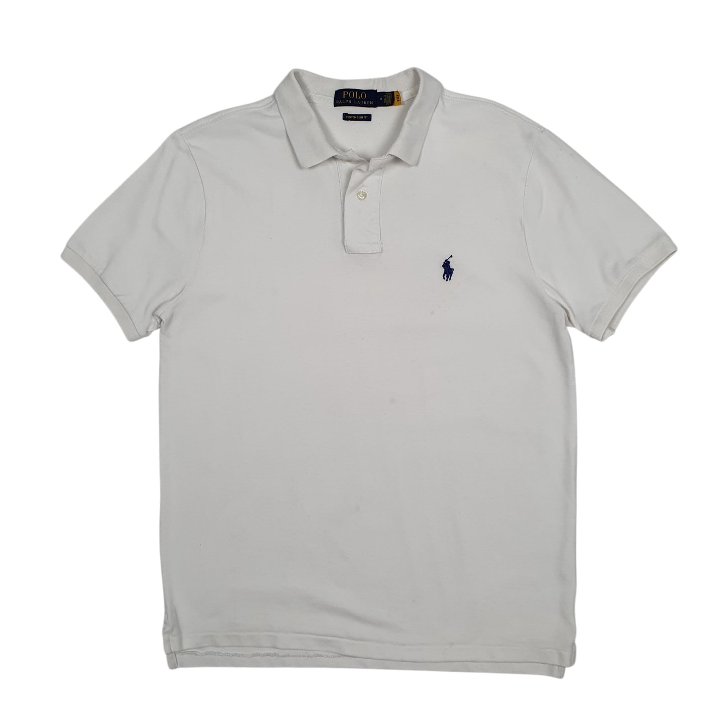 Mens White Polo Ralph Lauren  Short Sleeve Polo Shirt