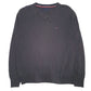 Mens Grey Tommy Hilfiger  V Neck Jumper