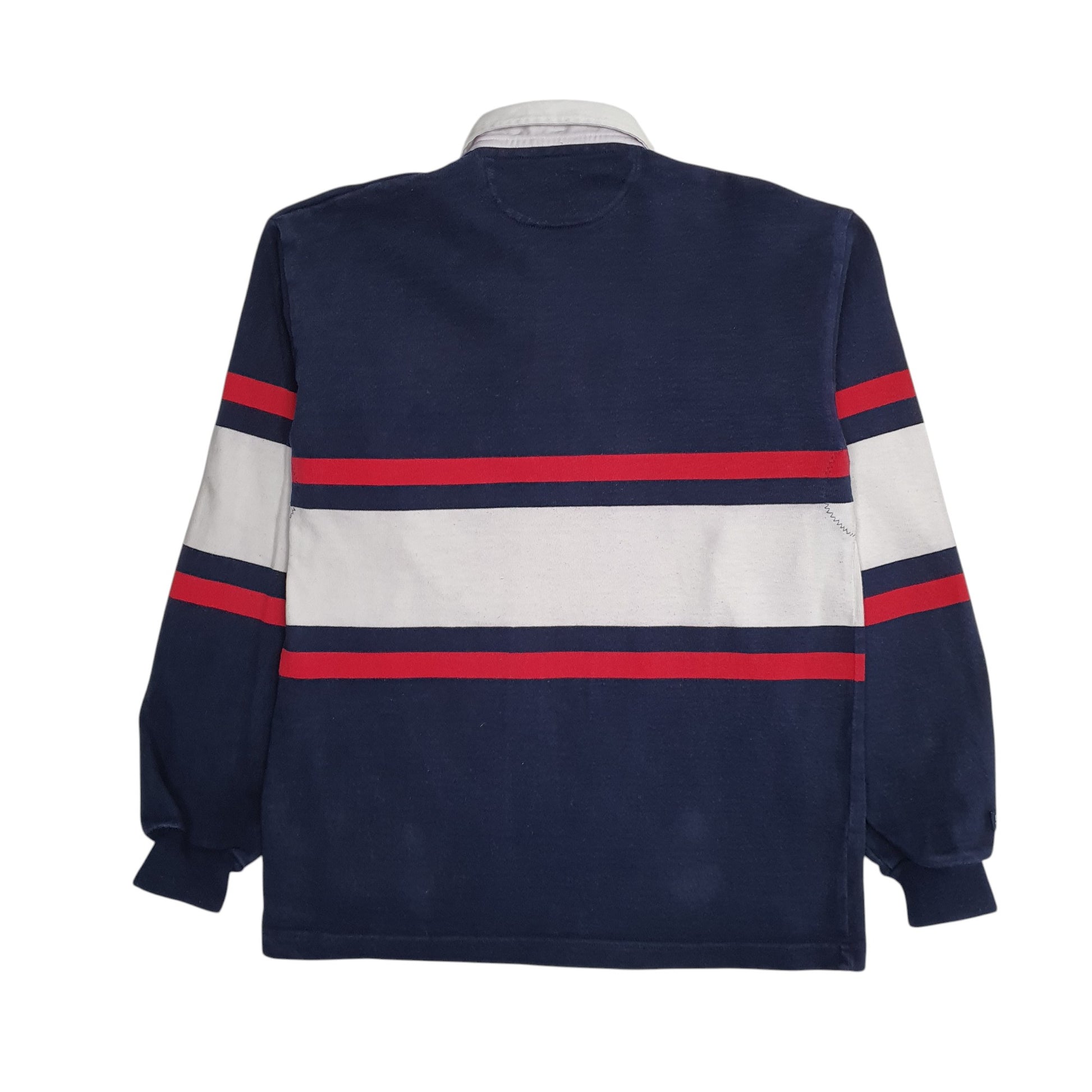 Mens Navy Barbarian University of Toronto Rugby Crewneck Polo Shirt