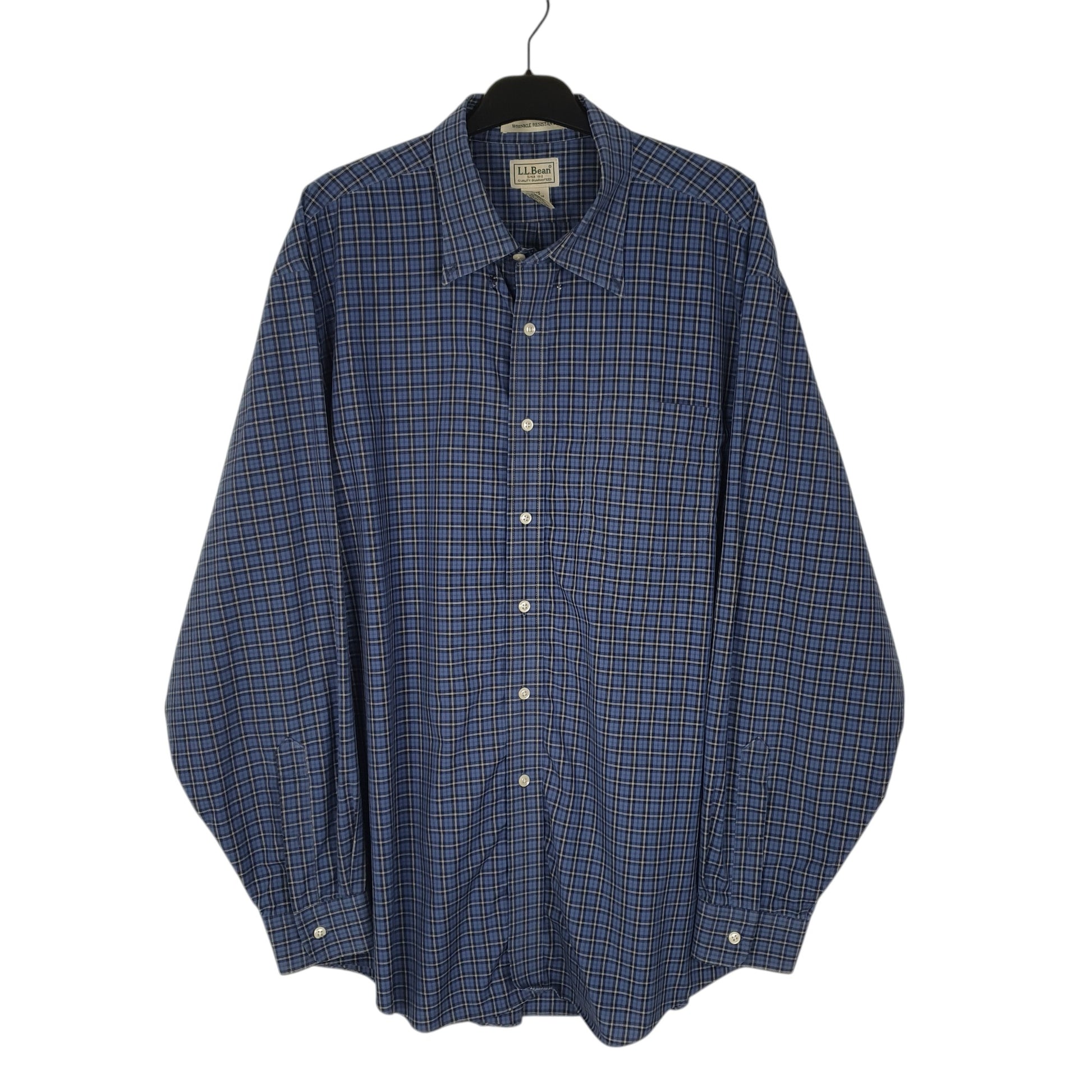 Mens Navy L.L.Bean  Long Sleeve Shirt