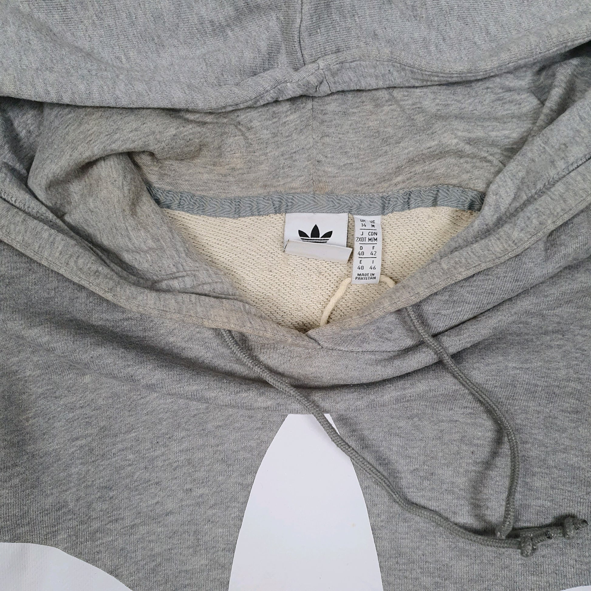 Womens Grey Adidas  Hoodie Jumper