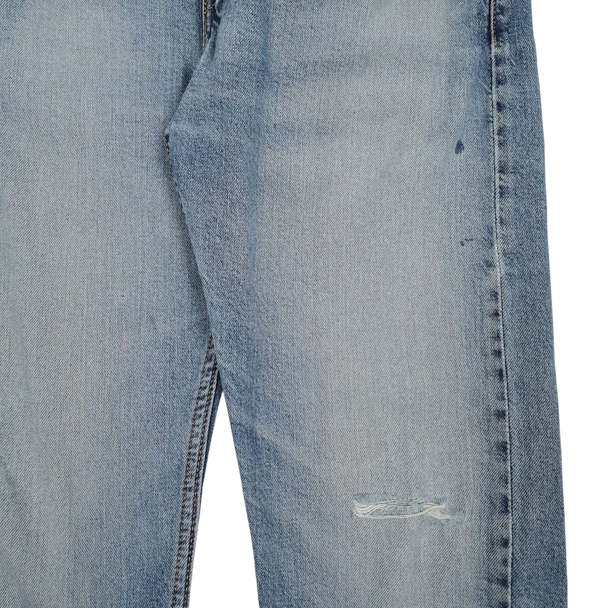 Mens Blue Levis Distressed  Jeans