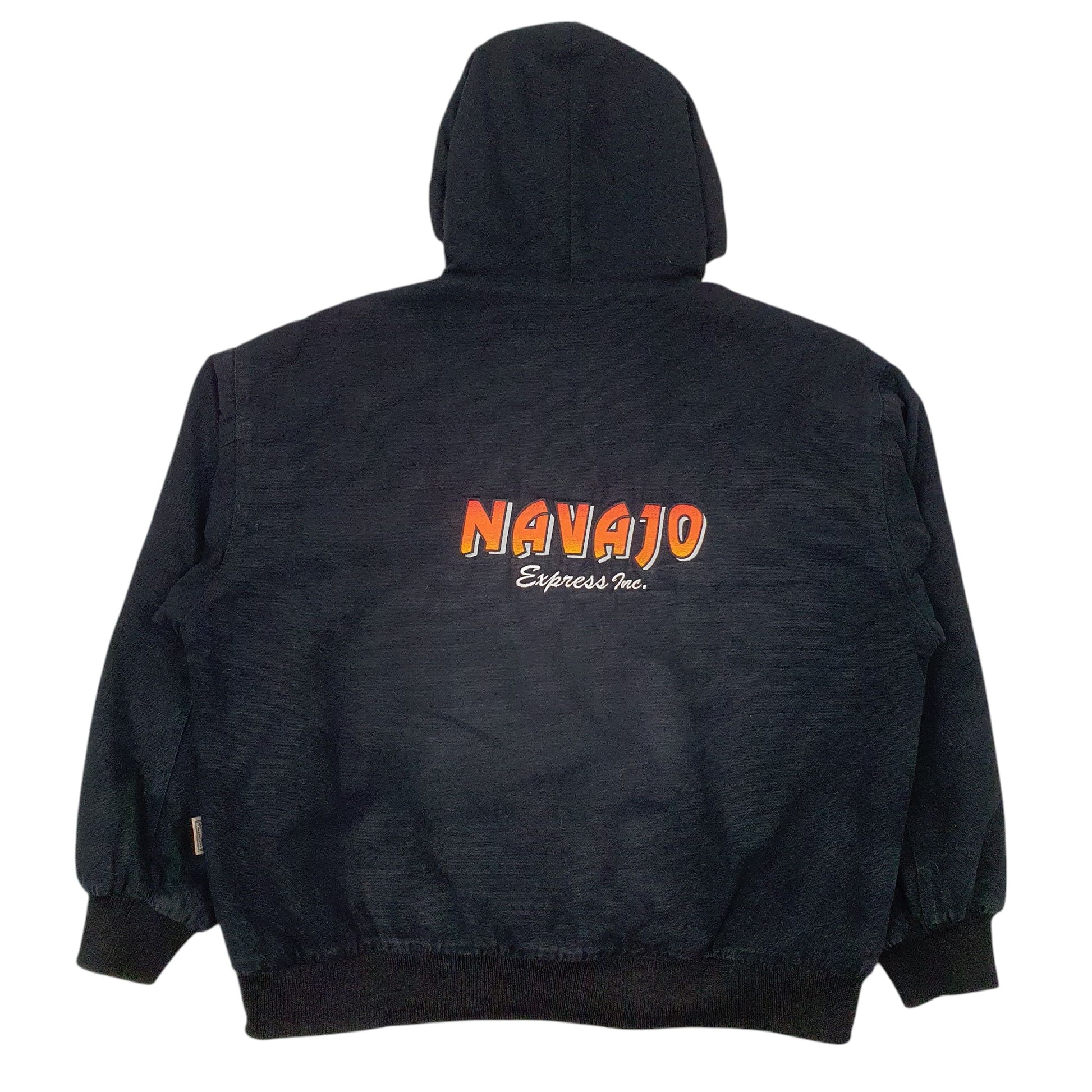 Mens Black Colorado Timberline Navajo Express  Coat