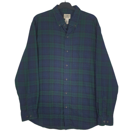 Mens Navy L.L.Bean  Long Sleeve Shirt