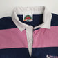 Mens Pink Barbarian Rugby Field Hockey Hoodie Polo Shirt