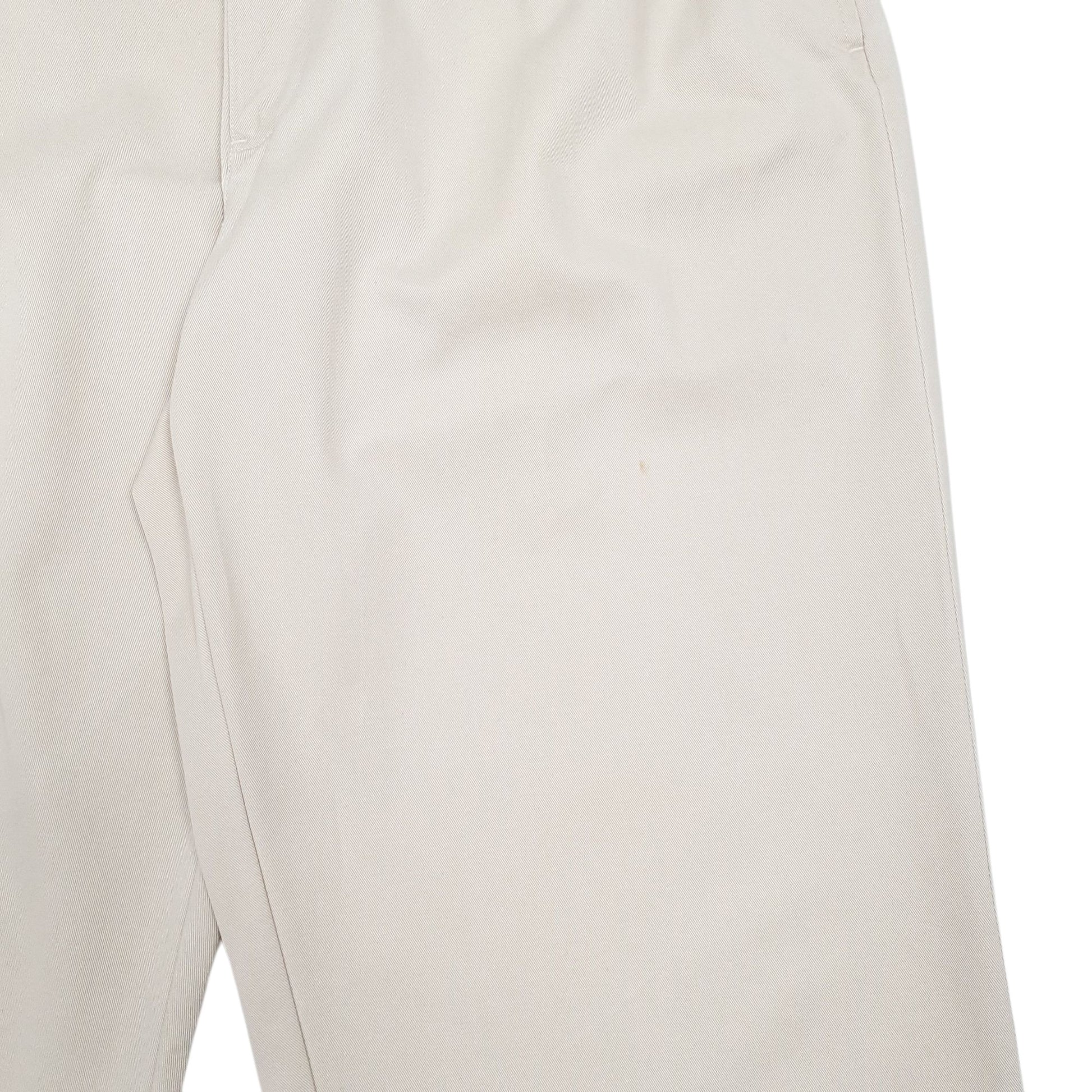 Mens Beige Polo Ralph Lauren Pleated Andrew Pant  Trousers