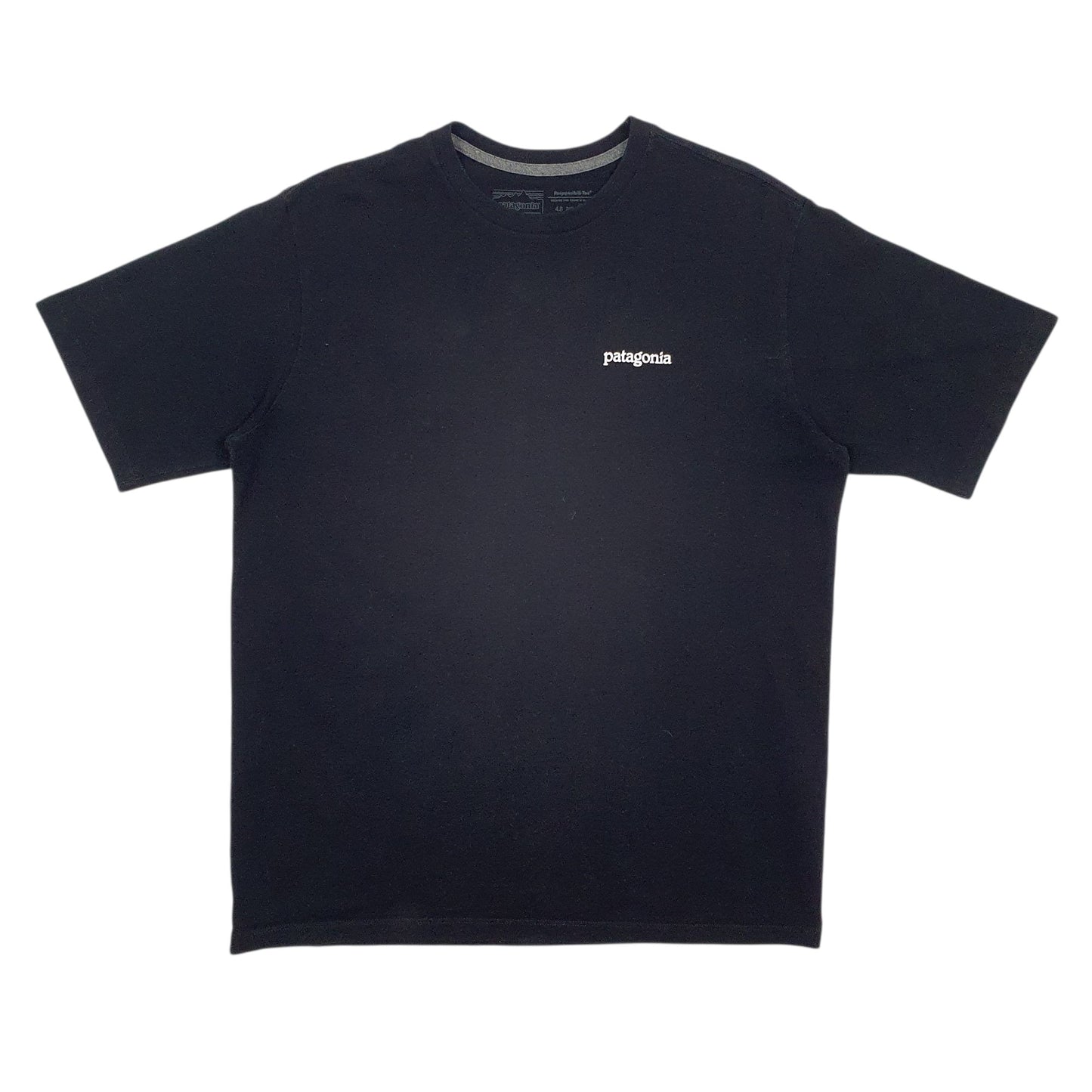 Mens Black Patagonia  Short Sleeve T Shirt