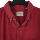Mens Burgundy L.L.Bean Chamois  Shirt